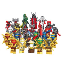 Set of 24 pcs Ninjago Mini Figures Kai Jay Sensei Wu Master Building Blocks Toys