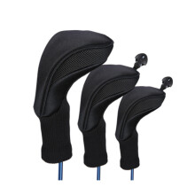 3Pcs Golf Club Head Covers Sets Driver 1 3 5 Fairway Woods Headcovers Long Neck