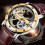 Steampunk Automatic Self-Winding Skeleton Hollow Mechanical Waterproof Watches 2