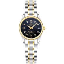 Women Automatic Watch Dual Color Sapphire Glass Stainless Steel Watch