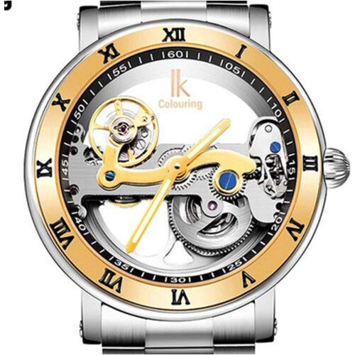 Steampunk Automatic Self-Winding Skeleton Hollow Mechanical Waterproof Watches