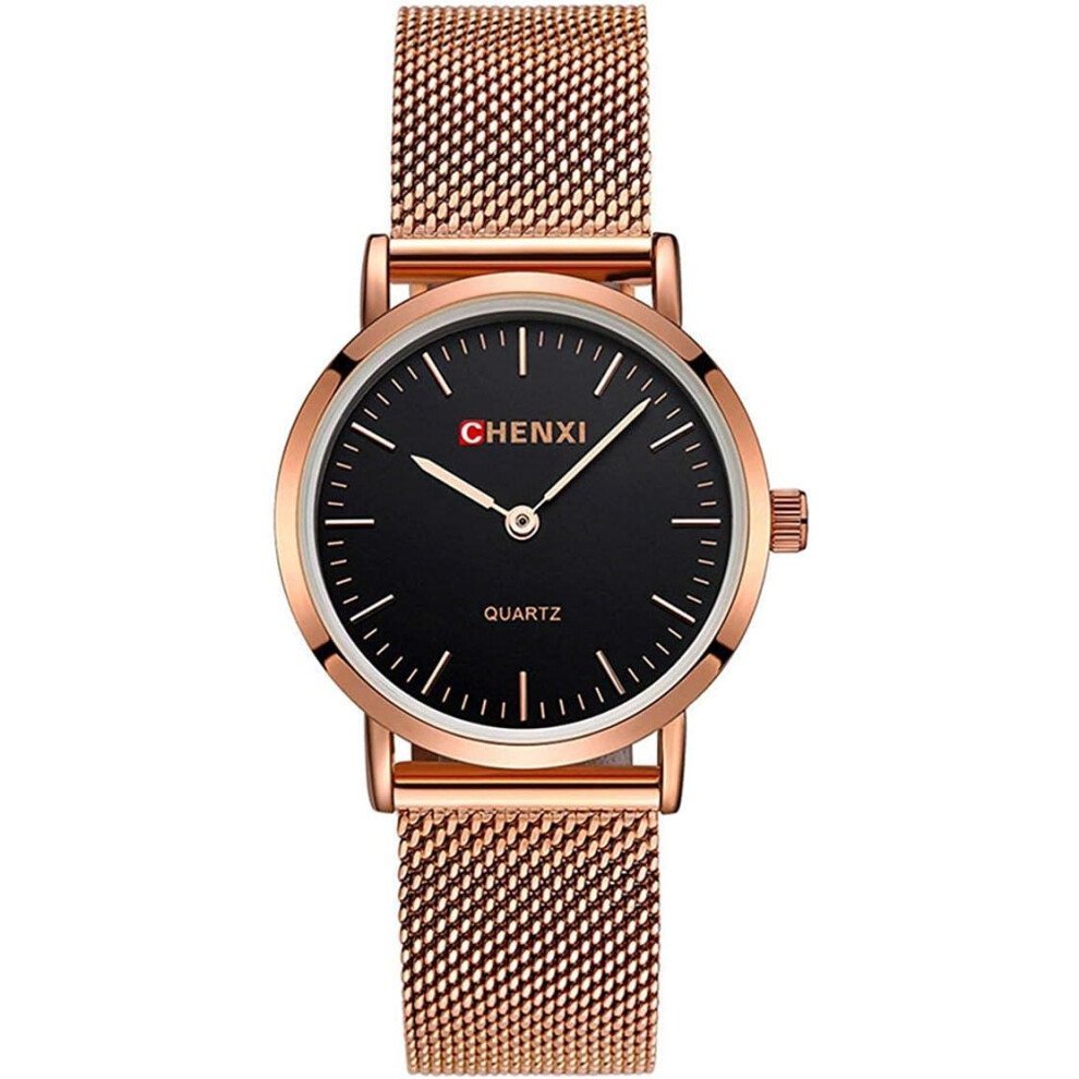 Set Couples Stainless Steel Mesh Strap Lovers Watch-image-OPC-PG9958B-NEW