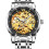 Skeleton Mechanical Waterproof Hollow Automatic Wrist Watch 1