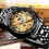 Skeleton Mechanical Waterproof Hollow Automatic Wrist Watch 4