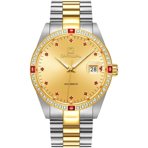 men Analog Automatic Mechanical Watch Luminous