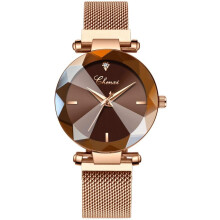 Women Magnetic Clasp Mesh Band Waterproof Wrist Watches