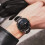 Brands Automatic men Leather Band Date Watch 2