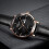 Brands Automatic men Leather Band Date Watch 7