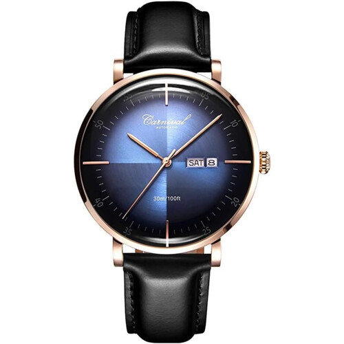 Brands Automatic men Leather Band Date Watch