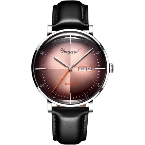 Brands Automatic men Leather Band Date Watch