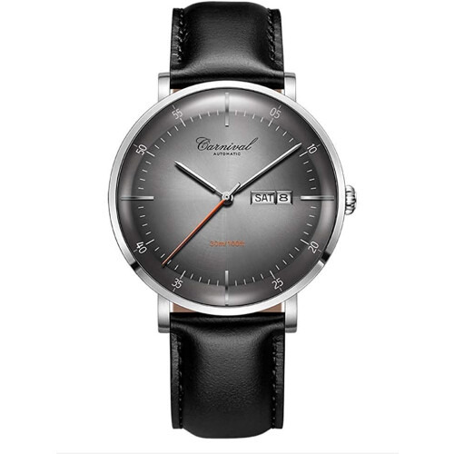 Brands Automatic men Leather Band Date Watch