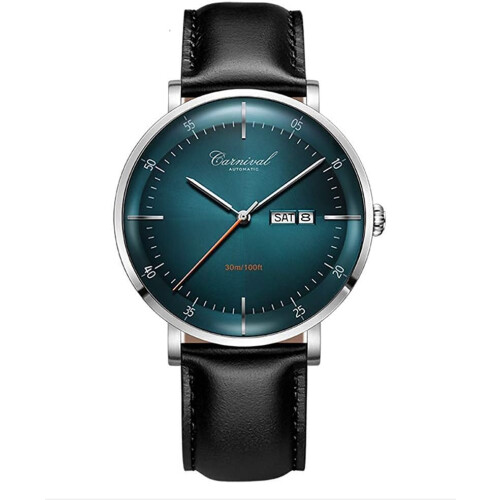 Brands Automatic men Leather Band Date Watch