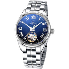 Automatic men Skeleton Tourbillon Stainless Steel Waterproof Wrist Watch