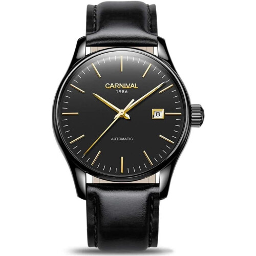 Automatic men Stainless Steel Date Waterproof Watch