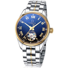 Automatic men Skeleton Tourbillon Stainless Steel Waterproof Wrist Watch