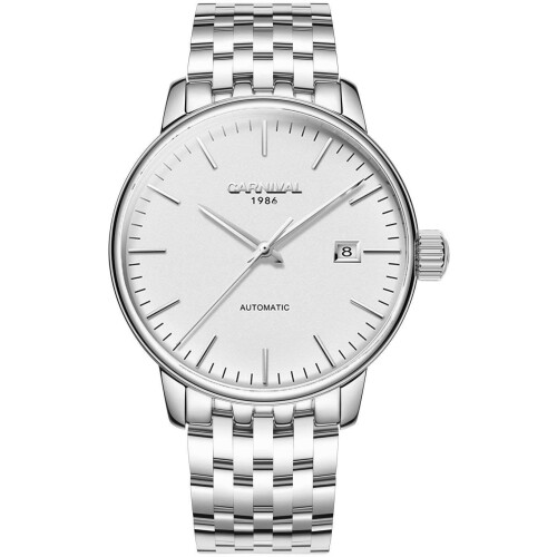 Automatic men Stainless Steel Date Waterproof Watch