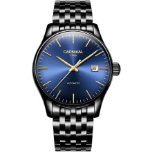 Automatic men Stainless Steel Date Waterproof Watch