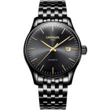 Automatic men Stainless Steel Date Waterproof Watch