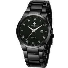men Black Dial Waterproof Date Wrist Watch