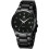 men Black Dial Waterproof Date Wrist Watch 1