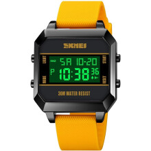 Digital Sport Watch Easy Read LED Light Alarm Watch