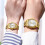 Matching Romantic Stainless Steel Waterproof Watch 2