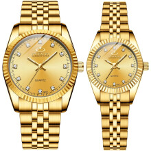 Matching Romantic Stainless Steel Waterproof Watch