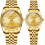 Matching Romantic Stainless Steel Waterproof Watch 1