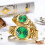 Matching Romantic Stainless Steel Waterproof Watch 6