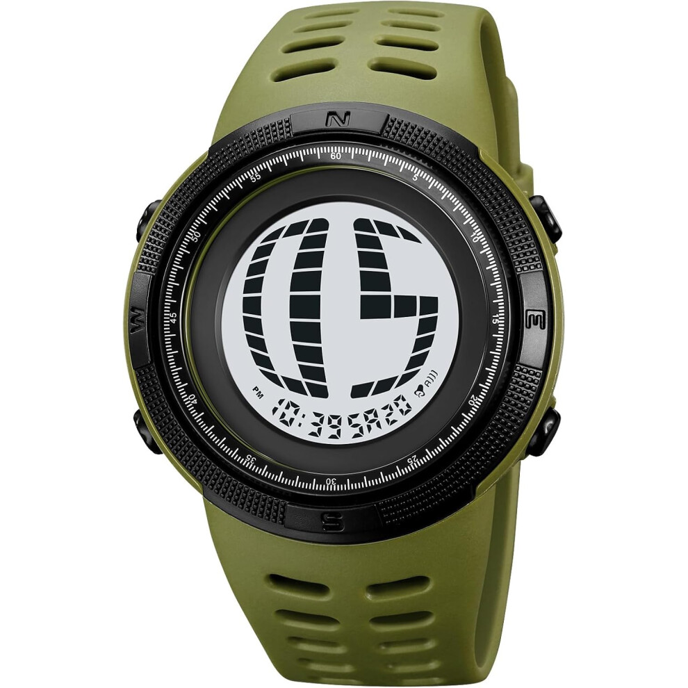 Photos - Wrist Watch Camouflage LED Chronograph Alarm Waterproof Sport Watch