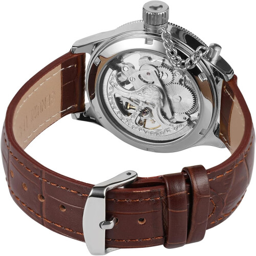 Automatic Transparent Dial Hollow Skeleton Watch 1