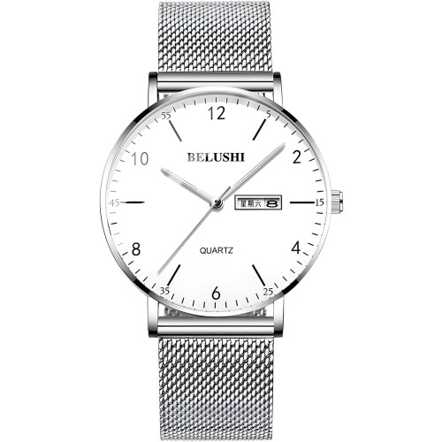 VEAXIN Sleek Ultra-Thin Design Function 30m Water Resistance men Watch