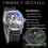 Retro Hollow Design Manual Automatic Winding Waterproof Leather Strap Wristwatch 6