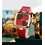 Large Square Dial Diamond High-end Leather Strap Waterproof Watches 2
