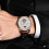men Brown Leather Tourbillon Automatic Wrist Watch 6