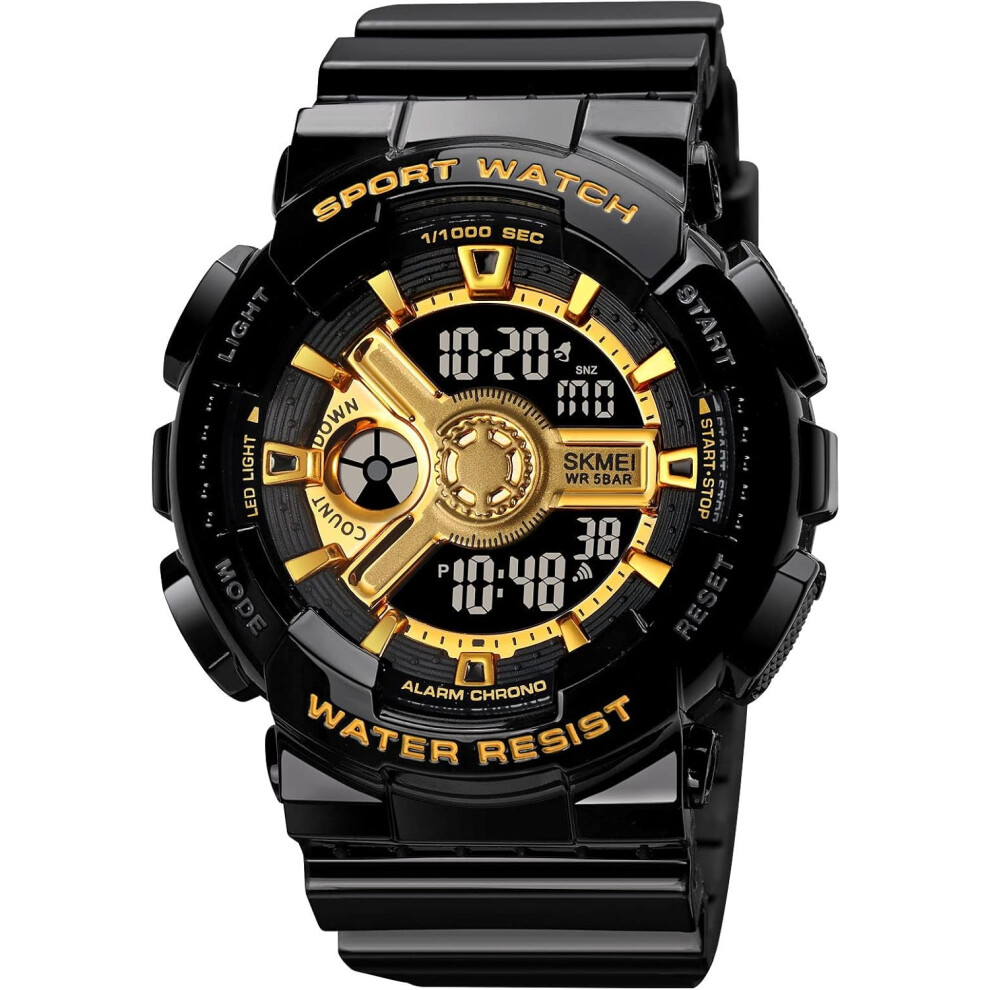 Waterproof Digital Tactics Led Wrist Watches 6953698785398