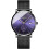 men Ultra-Thin Automatic Stainless Steel Date Mesh Waterproof Watch 1