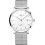 men Ultra-Thin Automatic Stainless Steel Date Mesh Waterproof Watch 1