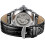 men Soft Leather Band Waterproof Wristwatch 3