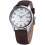 men Soft Leather Band Waterproof Wristwatch 7