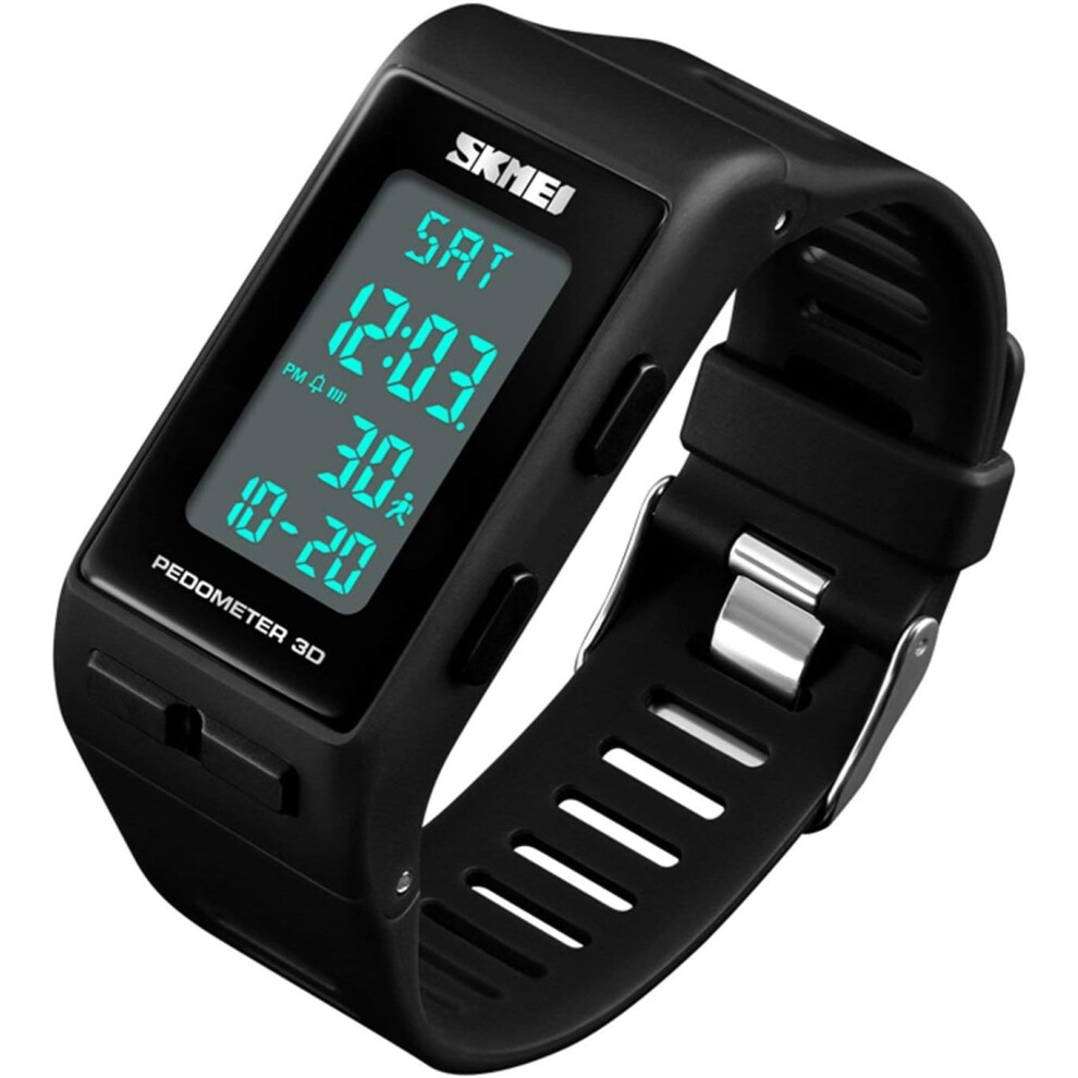 Digital Watch Pedometer Calorie Led Electronic Wrist Watch 6953698787569