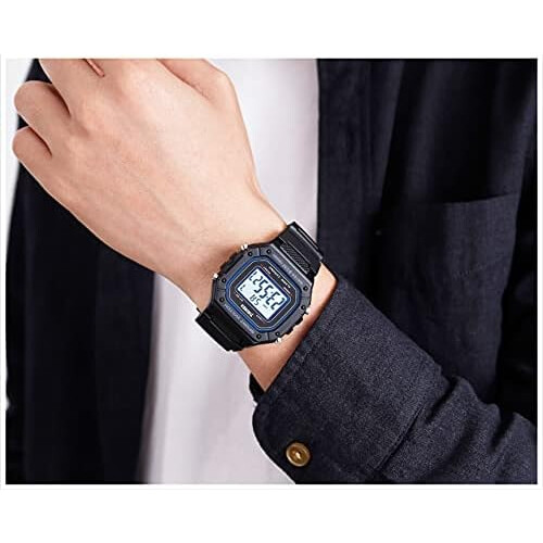 men Digital Watch Square Waterproof Chronograph Watches 2