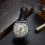 Mechanical Watch Black Leather Rectangle Watch Automatic Watches 3