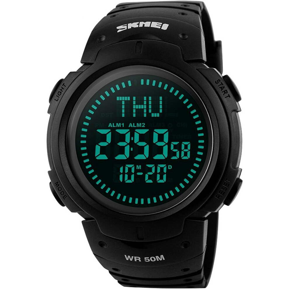 Photos - Wrist Watch men Watch Digital 50M Waterproof Alarm Wristwatch