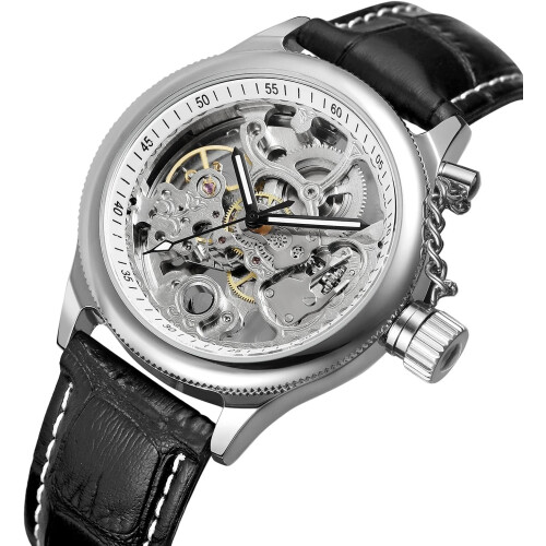 Automatic Watch Transparent Watch Dial Hollow Skeleton Watch 1