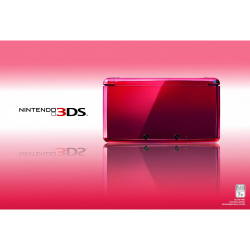Nintendo Nintendo 3DS - Flame Red Renewed 2