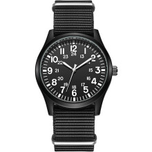 Nylon Strap Wristwatch men Watch Waterproof Sport Women Watch Easy Reader men