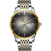 men Automatic Watch Steel Band Date Waterproof Wrist Watch