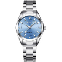 Women Watch Stainless Steel Waterproof Dress Silver Watches
