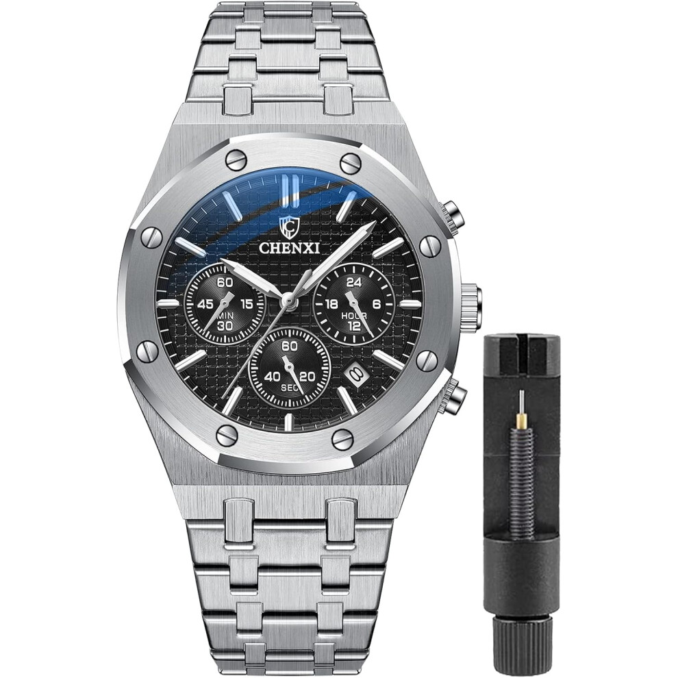 men Waterproof Stainless Steel Strap Wristwatch-image-OPC-PG999XM-NEW